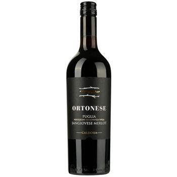 Ortonese Sangiovese Merlot Red Dry Wine 13.5% 0.75l - buy, prices for WINETIME - photo 1
