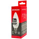 Etron LED Bulb C37 8W E14 4200K