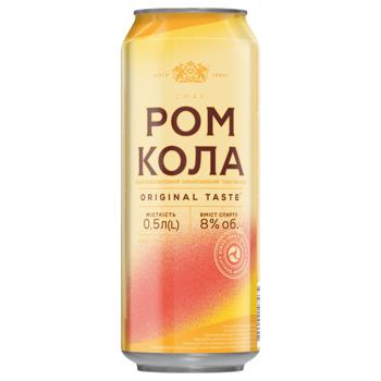 Obolon Rum-Сola Low-alcohol Drink 8% 0.5l