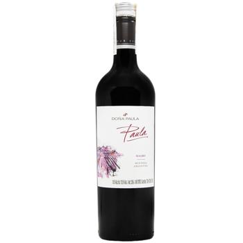 Paula Malbec Red Wine 13.5% 0.75l - buy, prices for Auchan - photo 1