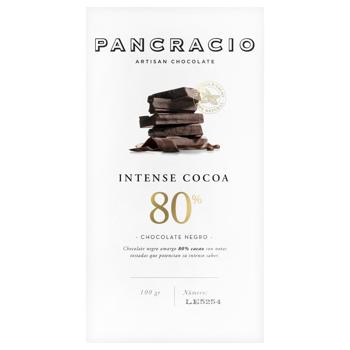 Pancracio Dark Chocolate 80% 100g