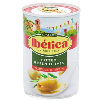 Iberica Pitted Green Olives 420g