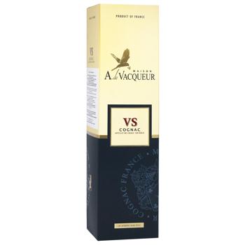 Cognac 40% vs 700ml glass bottle - buy, prices for COSMOS - photo 4