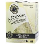 Aznauri Alazani Valley White Semisweet Wine 9-13% 3l