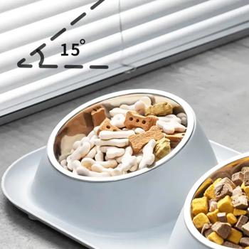 Lapka Metal Bowls on Stand 2x350ml - buy, prices for - photo 5