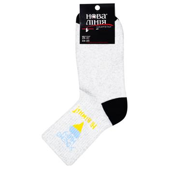 Nova Liniya Men's Socks Size 25-31 - buy, prices for Auchan - photo 2