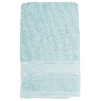 Полотенце Biltex Жаккард велюровое мятный 50х90см - купить, цены на - фото 1