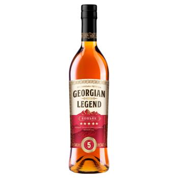 Georgian Legend Cognac of Ukraine 5 Years 40% 0.7l - buy, prices for AlcoHub - photo 1