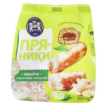 Пряники Кулиничі имбирные с яблочным повидлом 300г - купить, цены на - фото 2