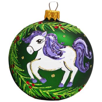 Шар елочный Символ года 8см в ассортименте - купить, цены на - фото 4