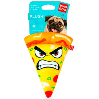 Waudog Fun Plush Піца іграшка для собак 16х22,5 см - різнокольоровий - купити, ціни на MasterZoo - фото 1