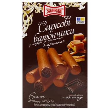 Сырок глазированный Злагода с ароматом карамели 23% 120г - купить, цены на Идеал - фото 3