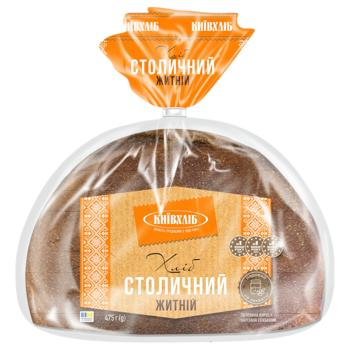 Kyivkhlib Stolychnyi Rye Sliced Half Bread 475g - buy, prices for MegaMarket - photo 1