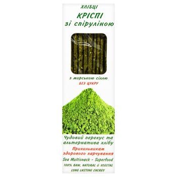 Golden Kings of Ukraine Crispy with Spirulina 140g - buy, prices for MegaMarket - photo 2