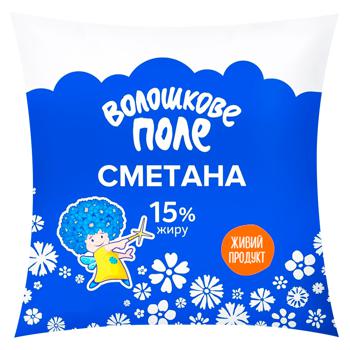 Сметана Волошкове поле 15% 350г - купити, ціни на Таврія В - фото 1