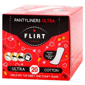 Flirt Fantasy Ultra Cotton Daily Pantyliners 20pcs - buy, prices for - photo 5