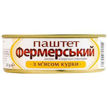 Паштет Онисс Фермерський з м'ясом курки 240г - купити, ціни на Епіцентр FOOD - фото 2