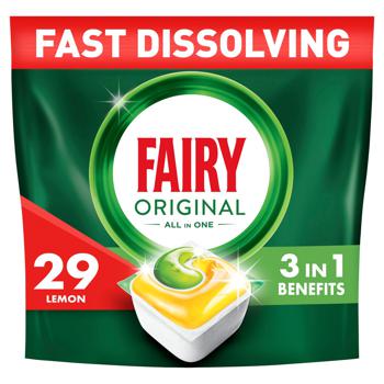 Fairy Lemon Dishwasher Tablets 29pcs - buy, prices for - photo 3