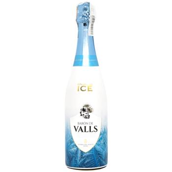 Baron de Valls Ice White Semi-dry Sparkling Wine 11.5% 0.75l - buy, prices for AlcoHub - photo 1
