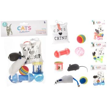 Cats Collection Toy Set for Cats 8pcs - buy, prices for Auchan - photo 1