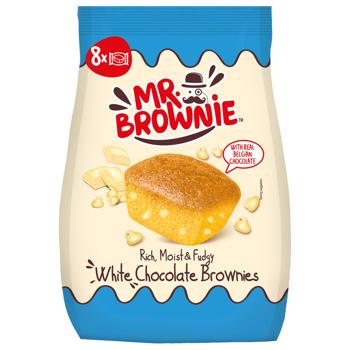 Мафіни Mr Brownie 200 г Білий шоколад Брауні (Іспанія) - купить, цены на КОСМОС - фото 1