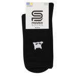 Шкарпетки Premier Socks Преміум Кіт жіночі р.23-25 чорний