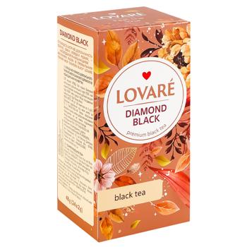 Чай чорний Lovare Diamond Black 2г*24шт - купити, ціни на КОСМОС - фото 2