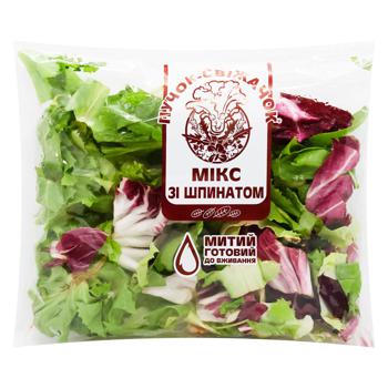 Puchok-Svizhachok Frieze Mix with Spinach 120g - buy, prices for MegaMarket - photo 1