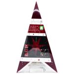 Tarrington House Burgundy Paper Star with 20LED 70cm