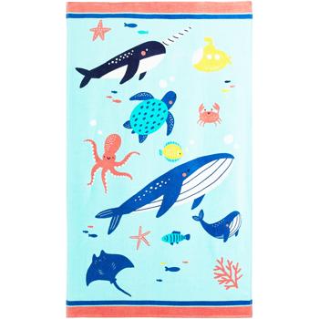 Рушник Auchan Kids Velvet пляжне 320г/м² 70х120см в асортименті - купити, ціни на - фото 2