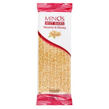 Minos With Sesame And Honey Nut Bar 100g - buy, prices for NOVUS - photo 1