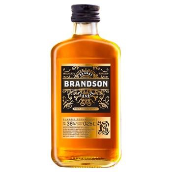 Бренди Brandson Classic особый ординарный 36% 0,25л - купить, цены на ЕКО Маркет - фото 1