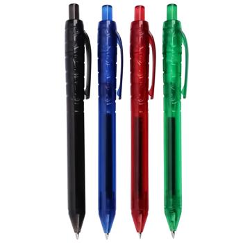 Auchan Multicolour Ballpoint Pens 1mm 4pcs - buy, prices for Auchan - photo 2