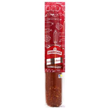 Ковбаса салямі Бащинський Мадера напівкопчена вищий сорт - купити, ціни на За Раз - фото 1