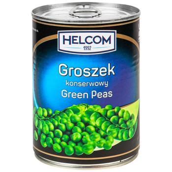 Горошек зеленый Helcom 400г - купить, цены на КОСМОС - фото 1