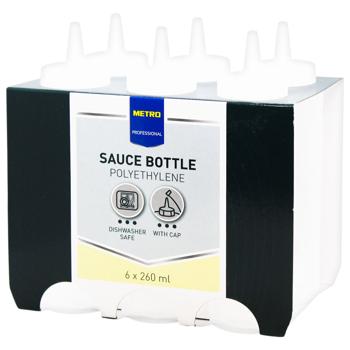 Metro Professional Sauce bottle 6pcs 260ml