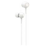 Наушники Grunhelm проводные с микрофоном белые 1,2м GEP01MW