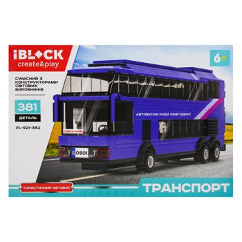 Iblock Tourist Bus Construction Toy PL-921-382 - buy, prices for MegaMarket - photo 2