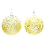 Decoris Sparkle Mix Christmas Tree Ball 10cm in assortment