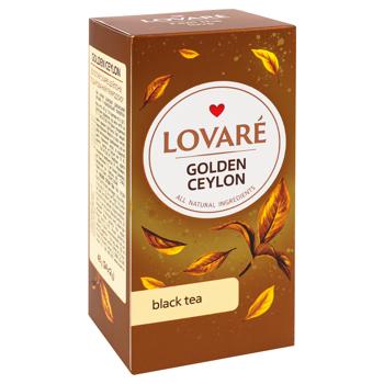 Lovare Golden Ceylon Black Tea 2g*24pcs - buy, prices for Epicentr FOOD - photo 3