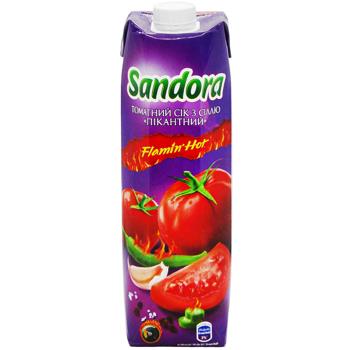 Сік Sandora Пікантний томатний з сіллю 0,95л - купити, ціни на КОСМОС - фото 2