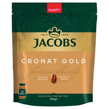 Кава розчинна Jacobs Cronat Gold 100г - купити, ціни на Ідеал - фото 1