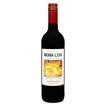Вино Mona Lisa Tempranillo сухе червоне 0,75л. 13% Іспанія  - купити, ціни на Grono - фото 1