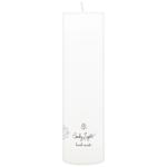 Candy Light White Cylinder Candle 6x20cm