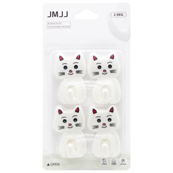 Set of Hooks Kitten White 4pcs - buy, prices for COSMOS - photo 1