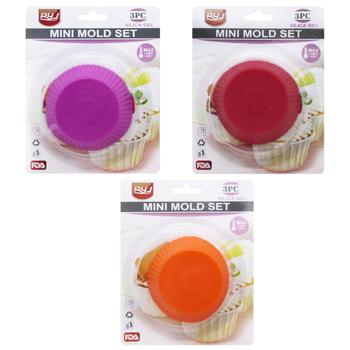 Silicone Muffin Mold 3pcs - buy, prices for COSMOS - photo 1