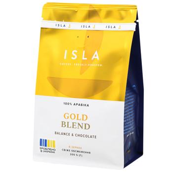 Кава в зернах Isla Gold Blend 200г