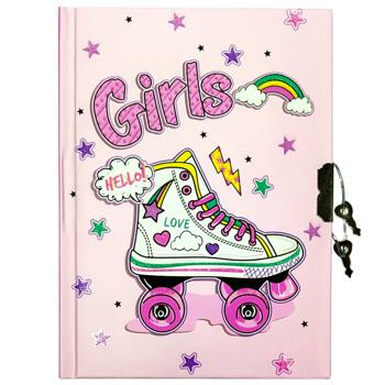 Notebook Hello Girls with Lock 56 sheets