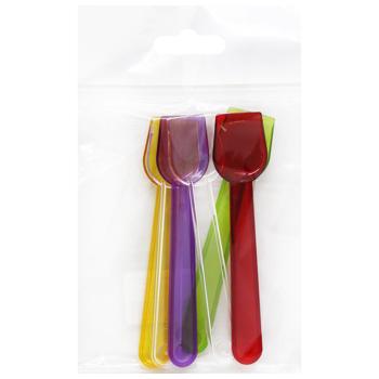 TCM Premium Colored Ice Cream Spoon 6pcs