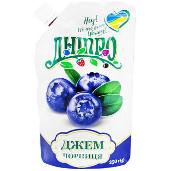 Джем Днепр Черника 250г - купить, цены на Auchan - фото 1